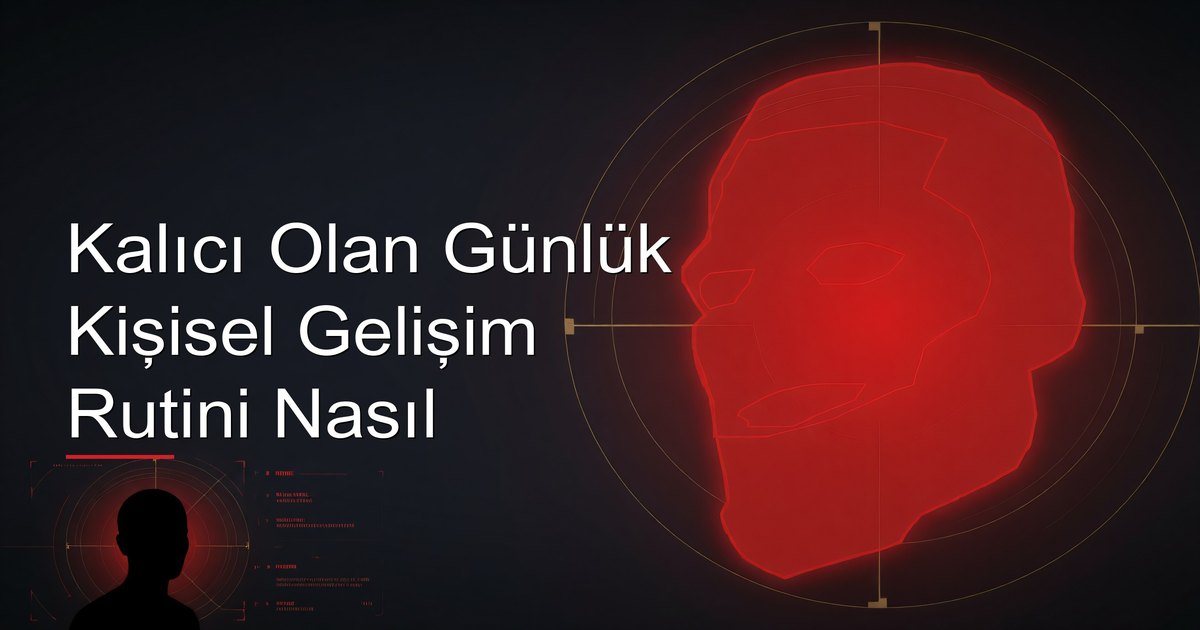 Kalıcı Olan Günlük Kişisel Gelişim Rutini Nasıl
