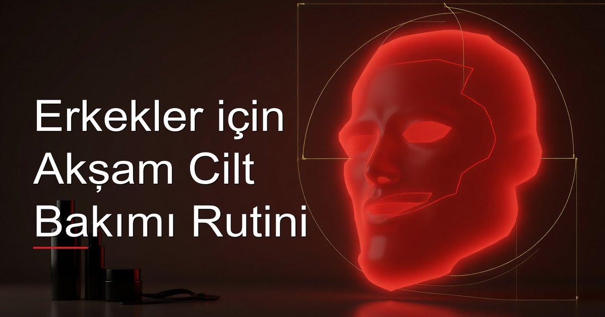 Erkekler için Akşam Cilt Bakımı Rutini