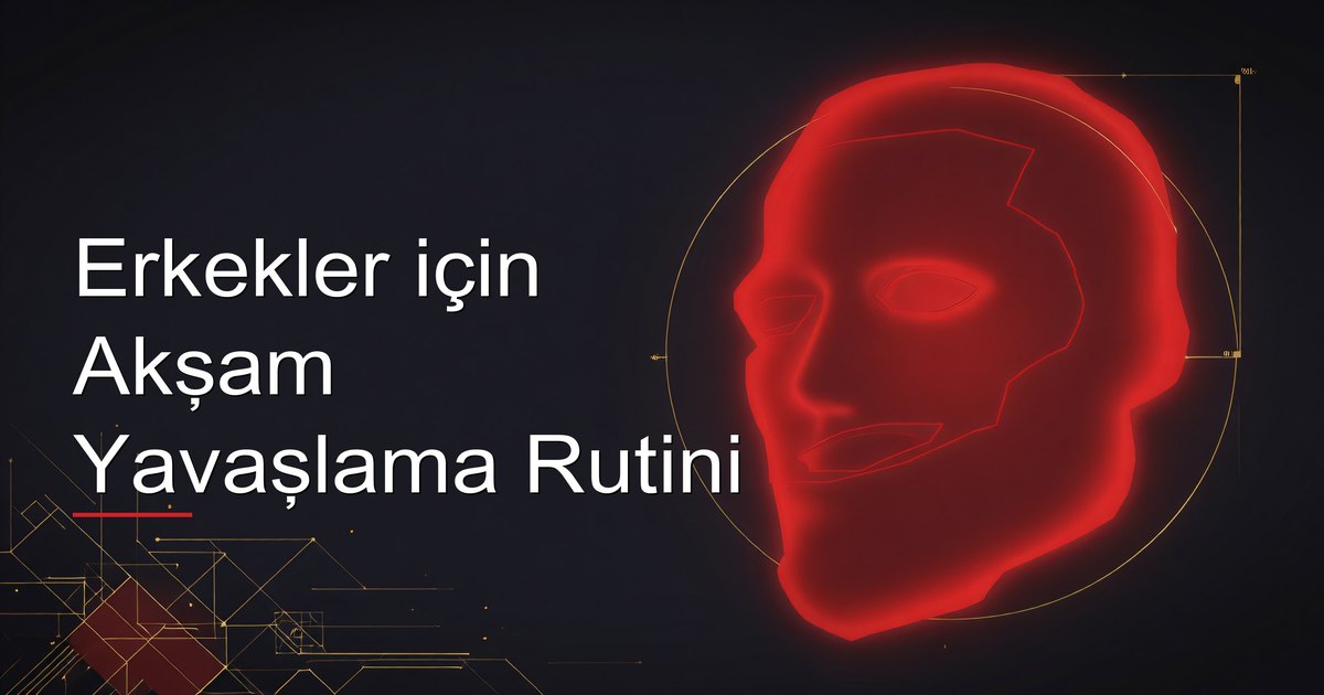 Erkekler için Akşam Yavaşlama Rutini