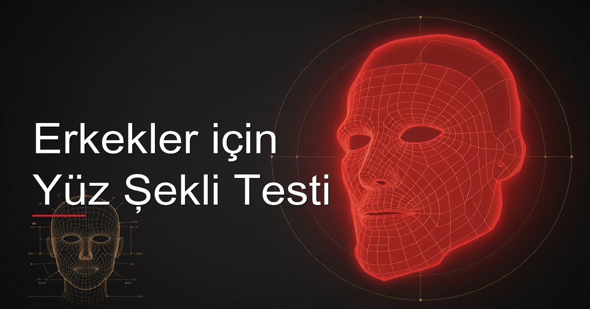 Erkekler için Yüz Şekli Testi