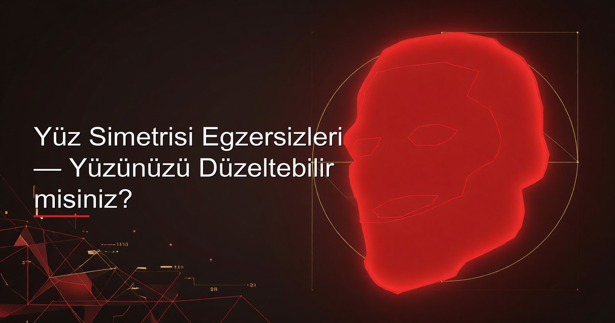 Erkekler için yüz simetrisi egzersizleri rehberi