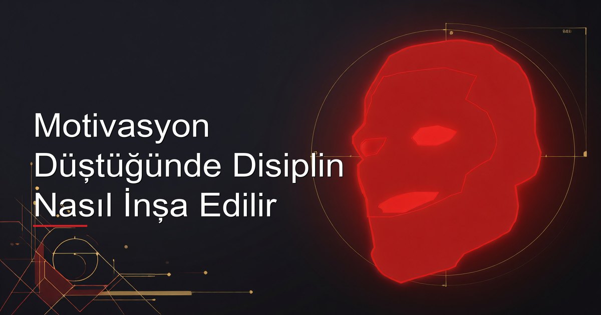 Motivasyon Düştüğünde Disiplin Nasıl İnşa Edilir
