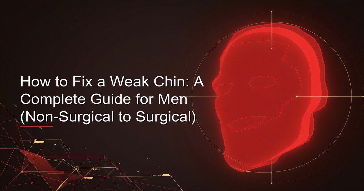How to Fix a Weak Chin: A Complete Guide for Men (Non-Surgical to Surgical)