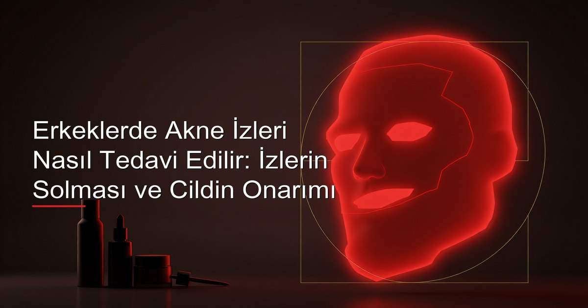 Erkeklerde Akne İzleri Nasıl Tedavi Edilir: İzlerin Solması ve Cildin Onarımı