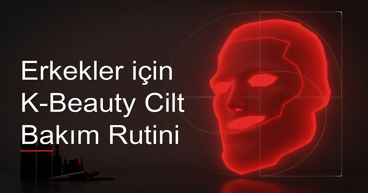 Erkekler için K-Beauty Cilt Bakım Rutini
