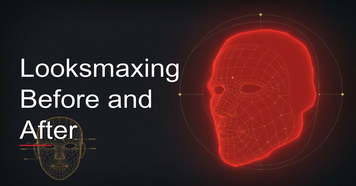 Looksmaxing Before and After