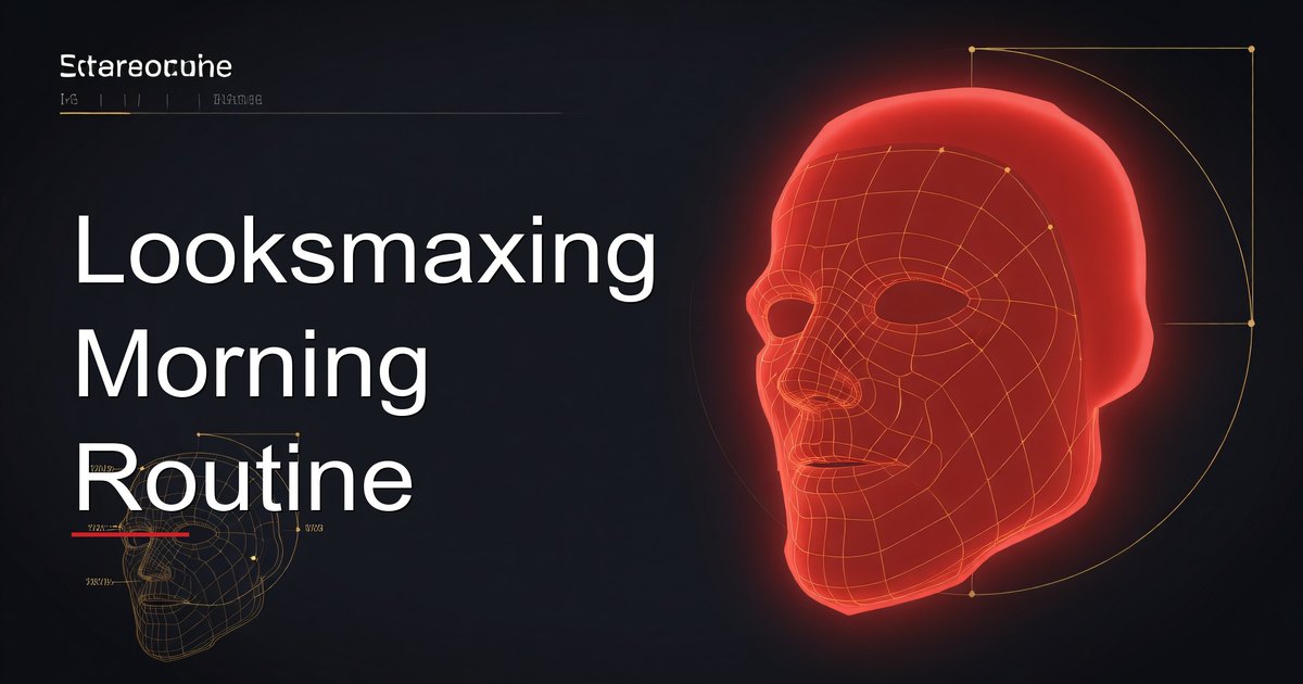 Looksmaxing Morning Routine