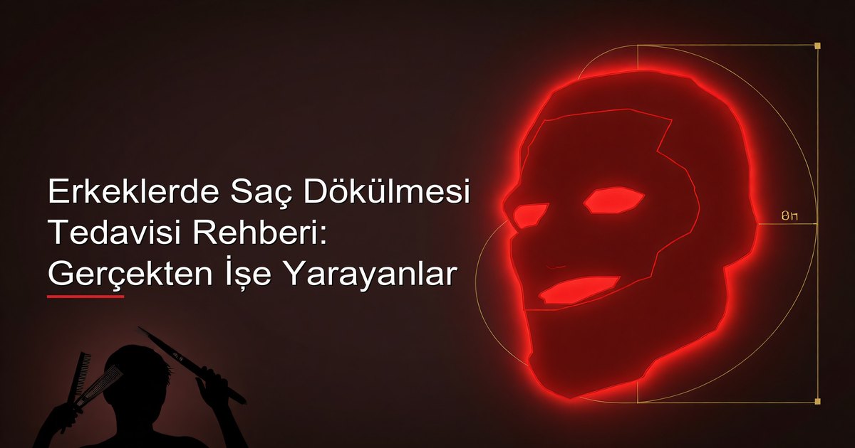Erkeklerde saç dökülmesi tedavisi seçenekleri: minoksidil, finasterid, saç ekimi ve terapiler