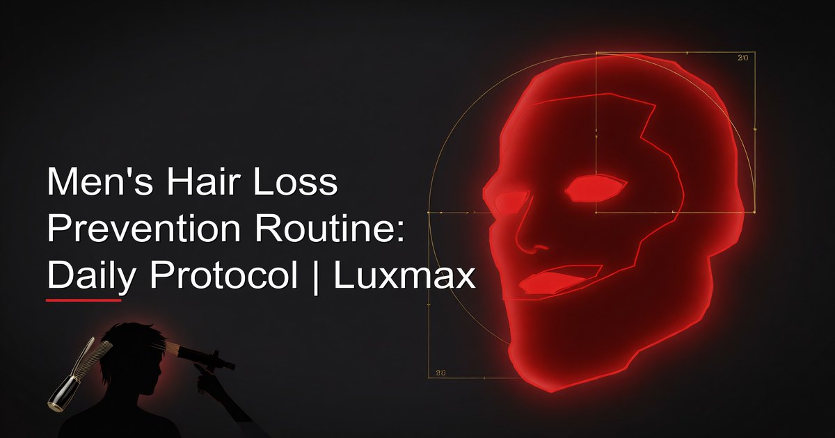Men's Hair Loss Prevention Routine: Daily Protocol | Luxmax