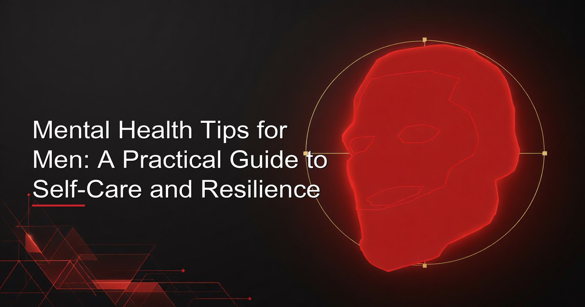 Mental Health Tips for Men: A Practical Guide to Self-Care and Resilience