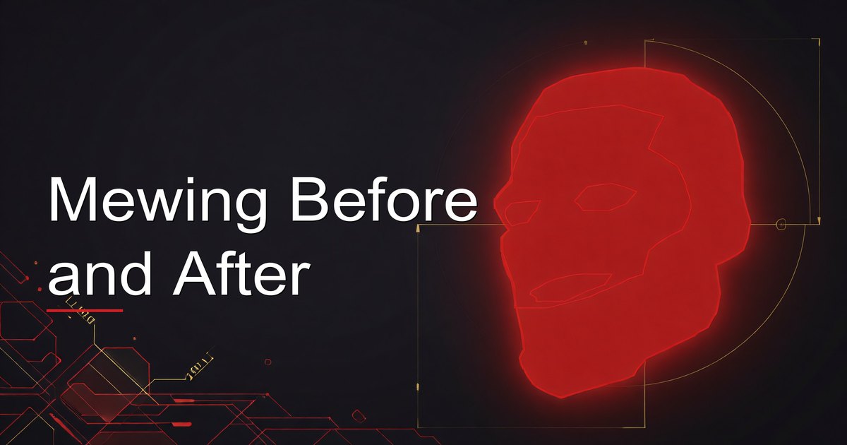Mewing Before and After