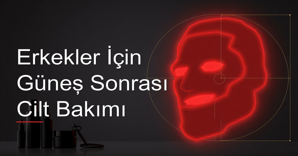 Erkekler İçin Güneş Sonrası Cilt Bakımı