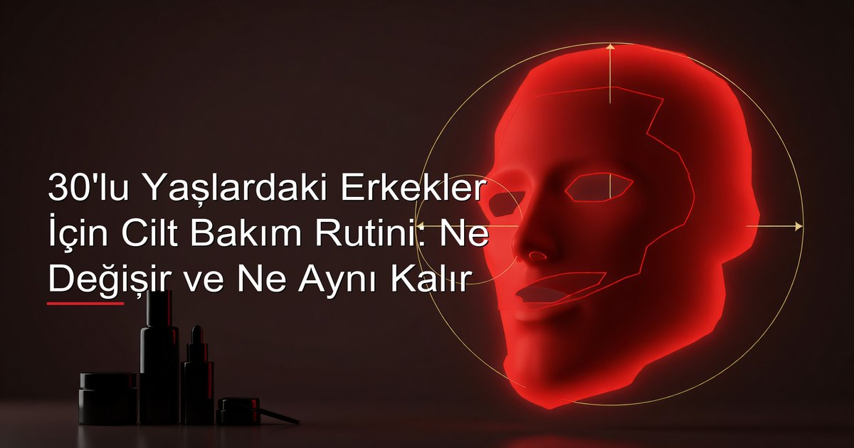 Bir erkeğin banyo aynasında yüzüne cilt bakım ürünleri uygulaması