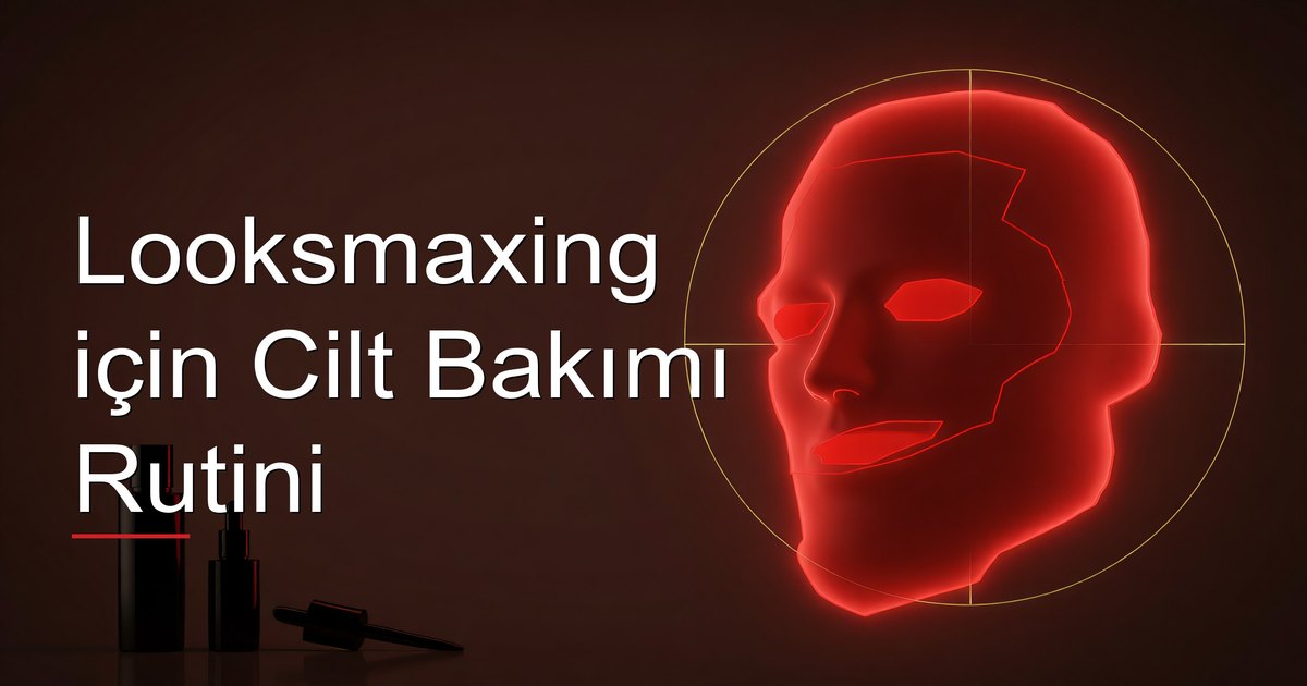 Looksmaxing için Cilt Bakımı Rutini
