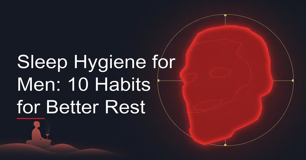 Sleep Hygiene for Men: 10 Habits for Better Rest