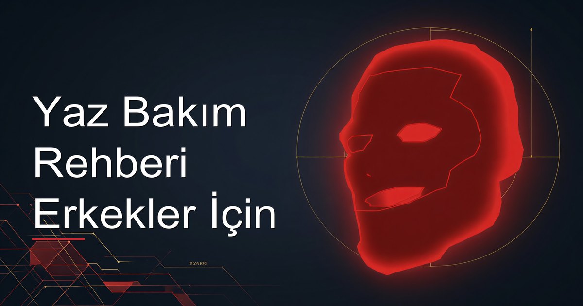 Yaz Bakım Rehberi Erkekler İçin