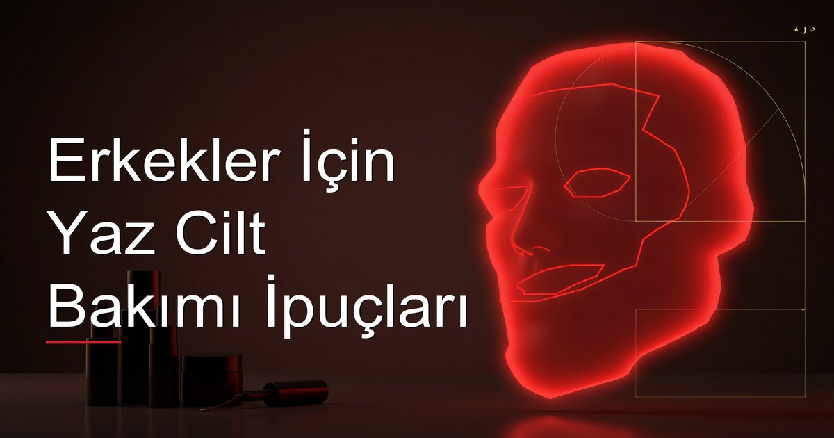 Erkekler İçin Yaz Cilt Bakımı İpuçları