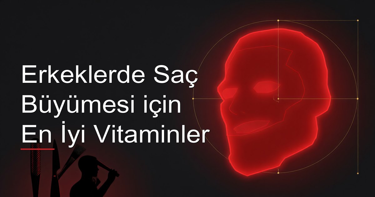 Erkeklerde Saç Büyümesi için En İyi Vitaminler