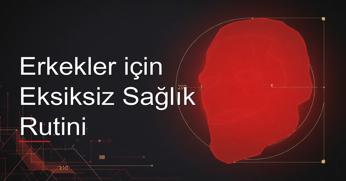 Egzersiz, beslenme ve farkındalık içeren bir sağlık rutini izleyen erkek