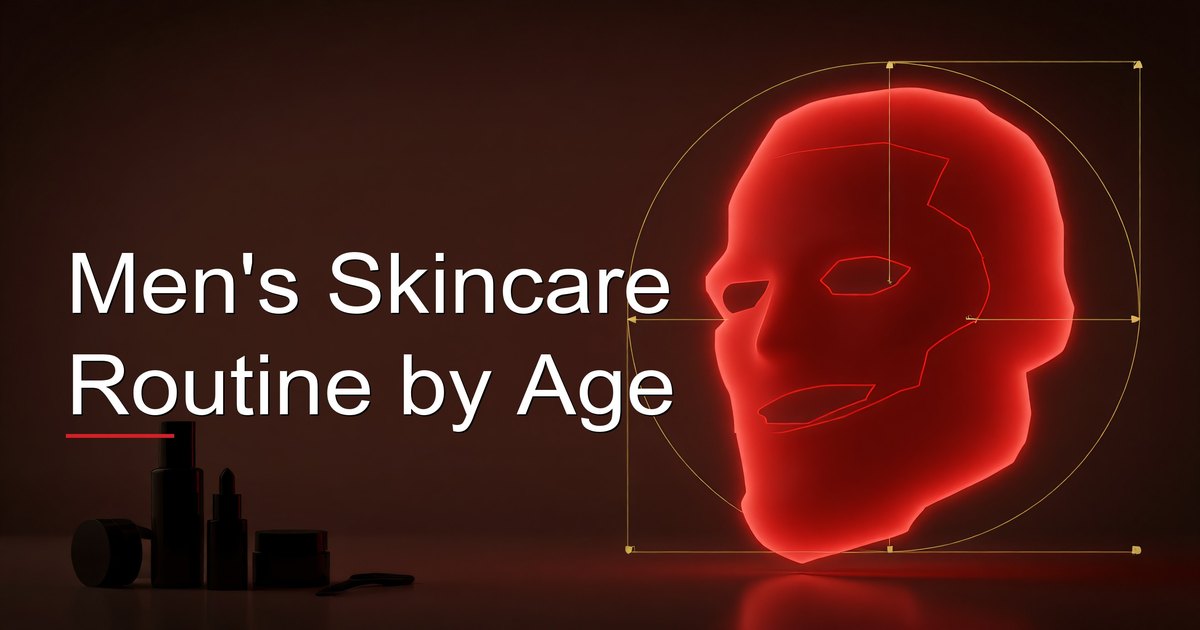 Men's Skincare Routine by Age