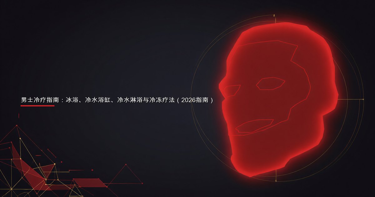 男士使用冷疗——冰浴、冷水浴缸和冷水淋浴，用于恢复和心理韧性训练