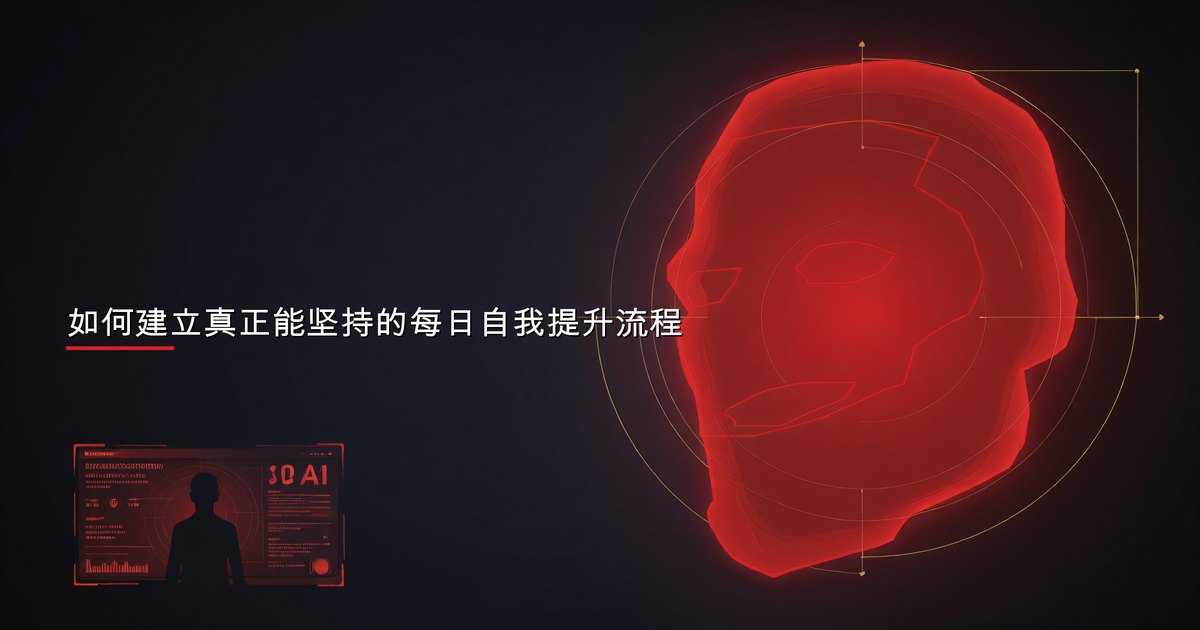 如何建立真正能坚持的每日自我提升流程