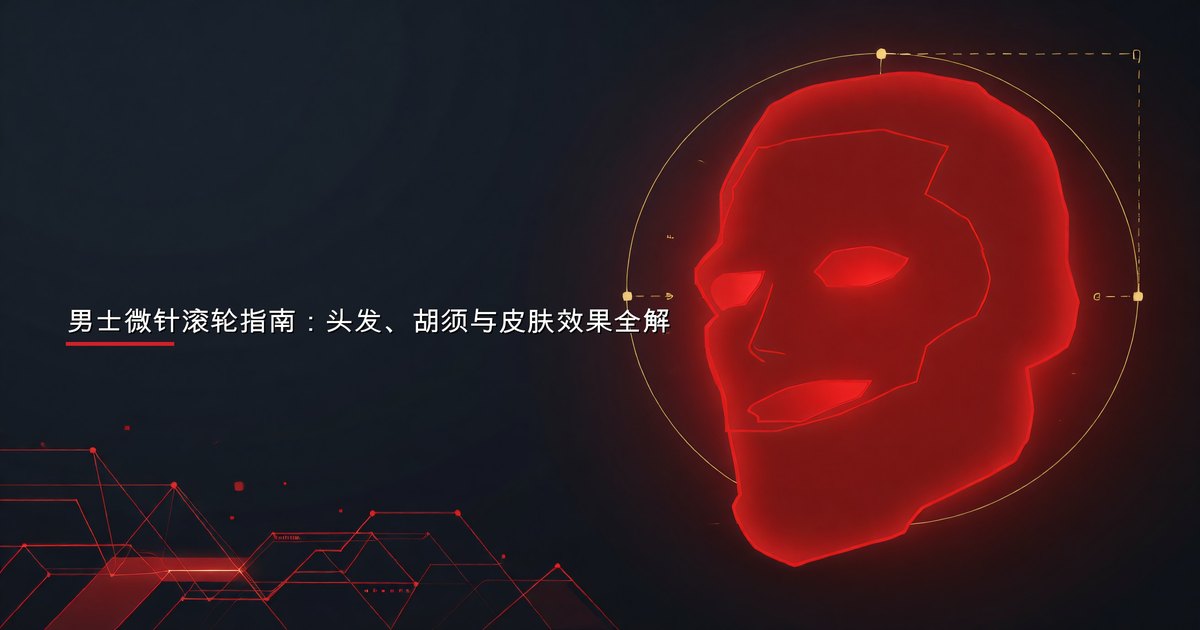 男士微针滚轮指南：头发、胡须与皮肤效果全解
