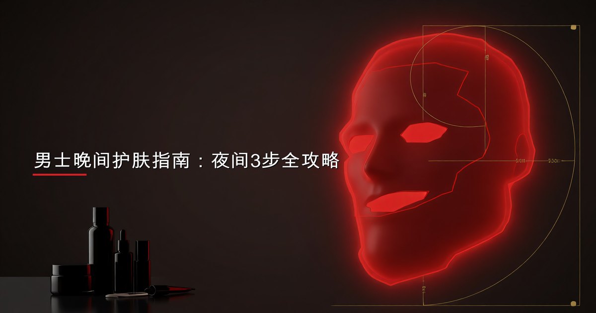 男士晚间护肤指南：夜间3步全攻略