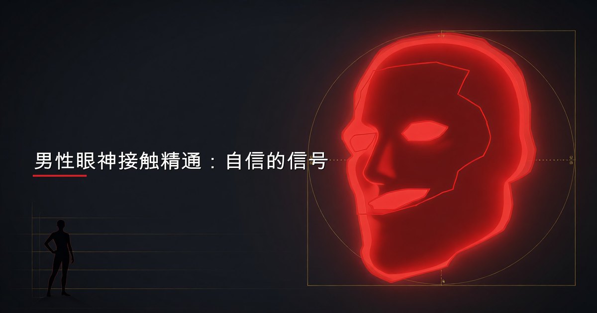 男性眼神接触精通：自信的信号