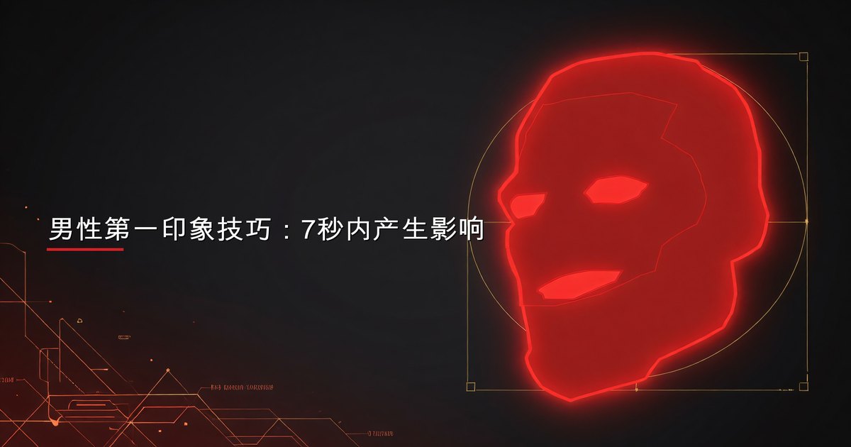 男性第一印象技巧：涵盖仪容、肢体语言、眼神交流、语调和开场白的7秒框架