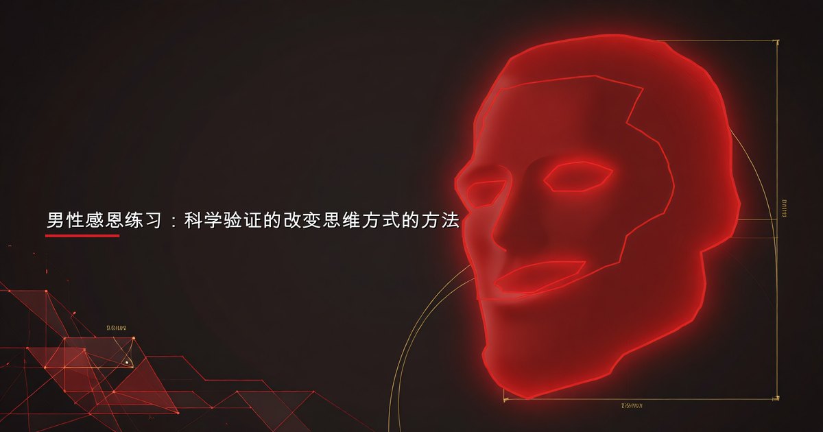 男性感恩练习：科学验证的改变思维方式的方法