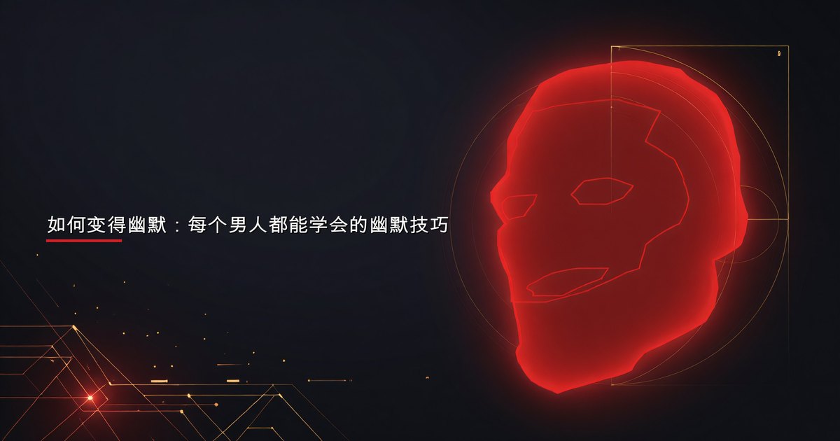 如何变得幽默：每个男人都能学会的幽默技巧