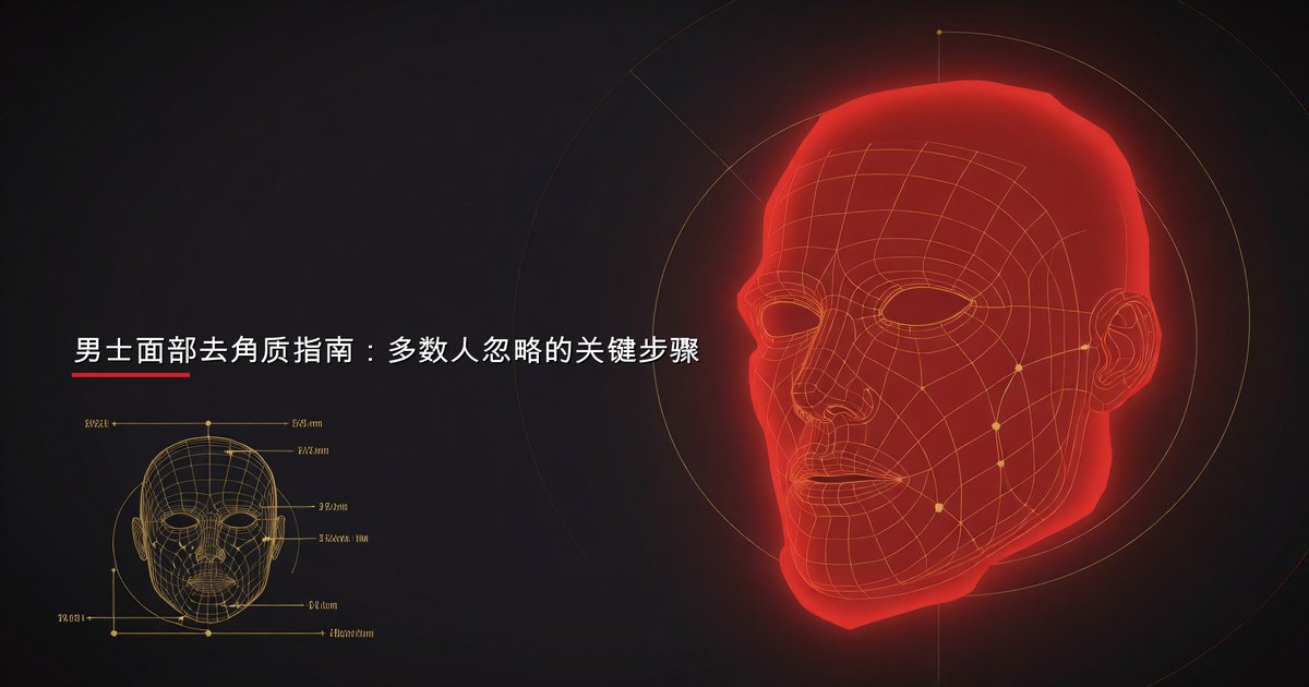 男士面部去角质指南：多数人忽略的关键步骤