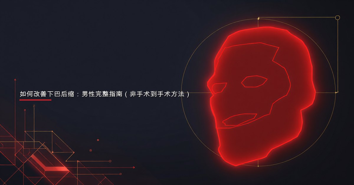 如何改善下巴后缩：男性完整指南（非手术到手术方法）