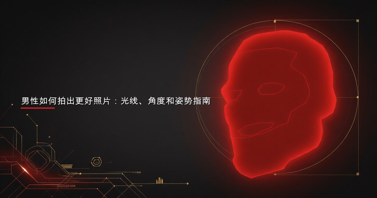 男性如何拍出更好照片：光线、角度和姿势指南