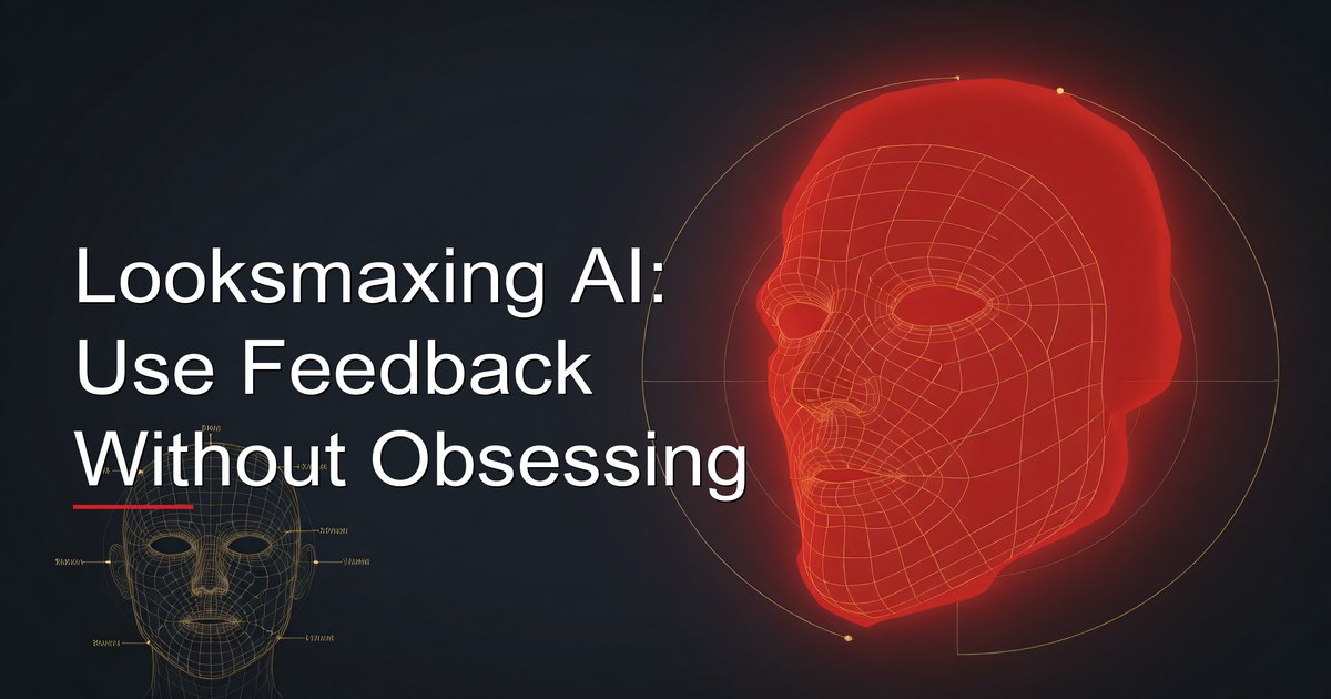 Looksmaxing AI：用反馈指导行动，别让分数控制你
