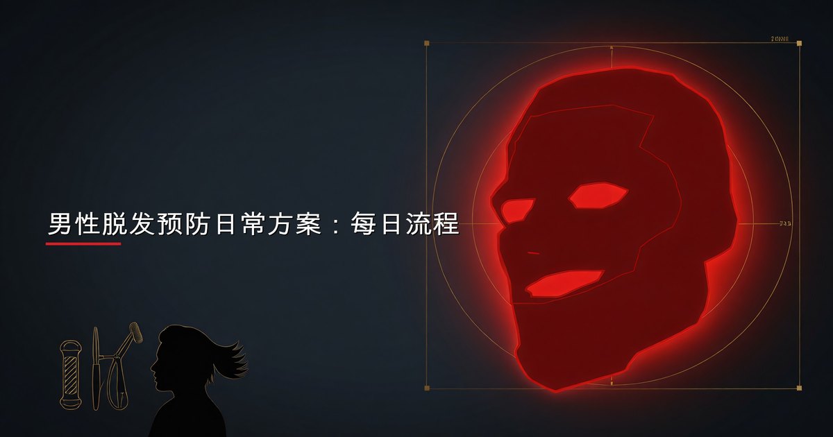 男性脱发预防日常方案：每日流程