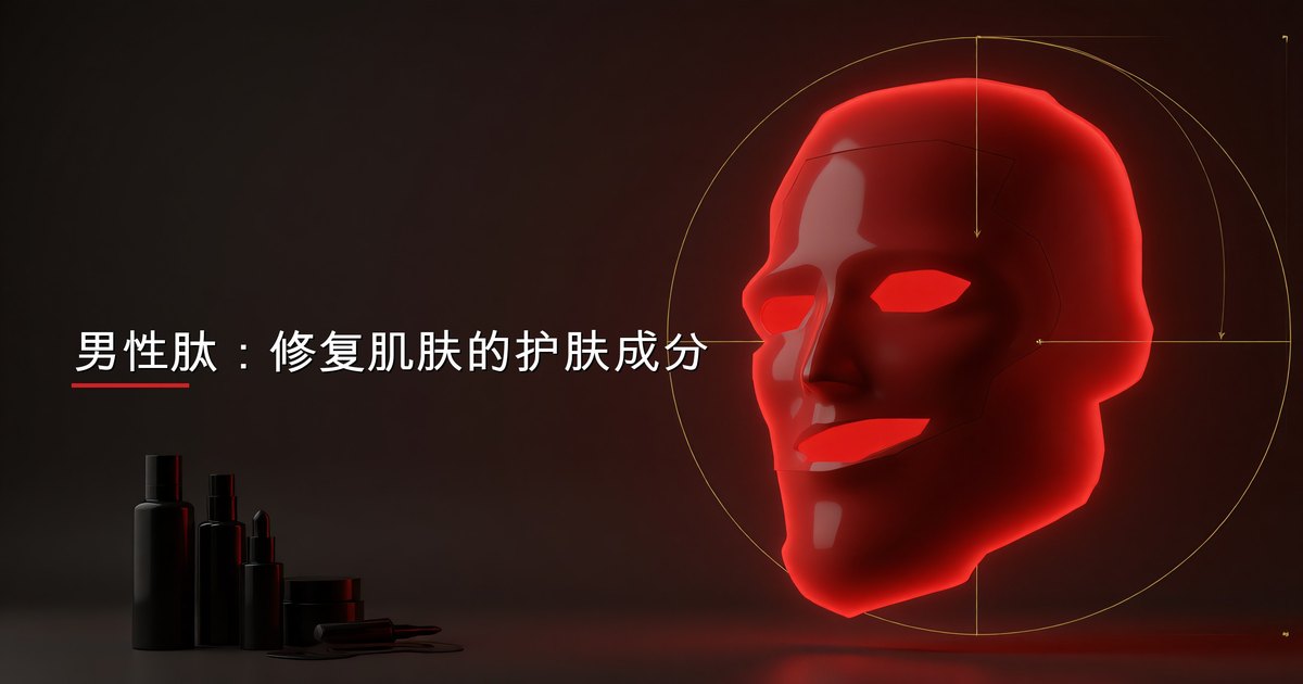 男性肽：修复肌肤的护肤成分