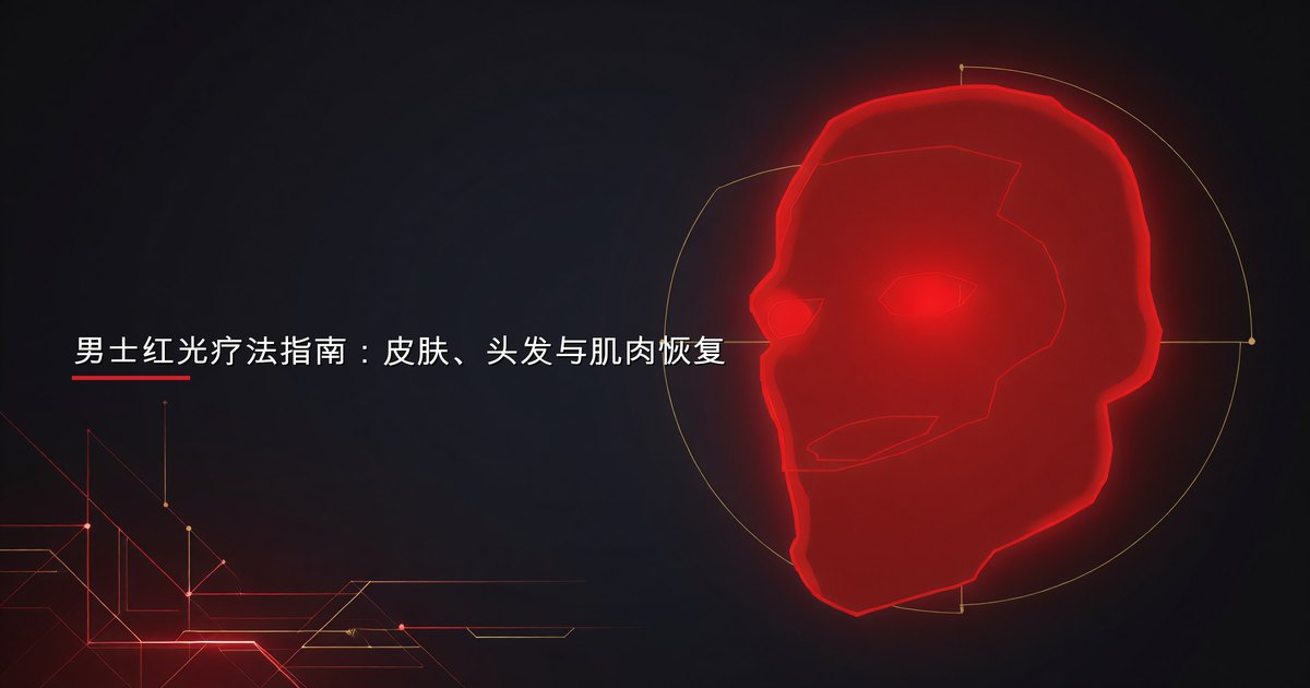 男士红光疗法指南：皮肤、头发与肌肉恢复