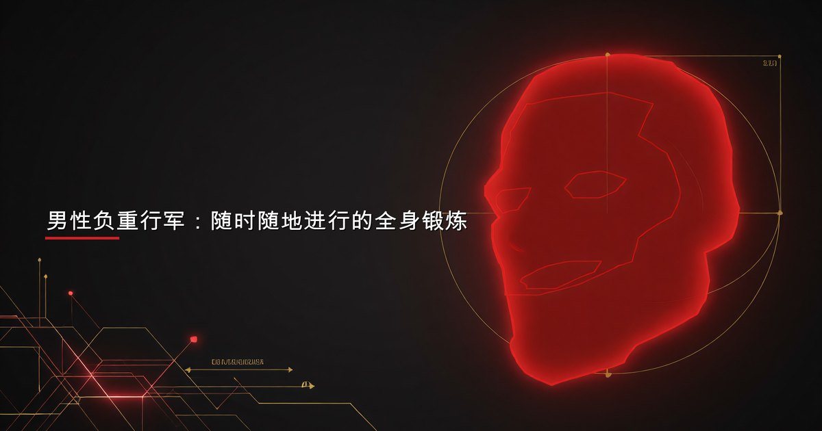 男性负重行军：随时随地进行的全身锻炼
