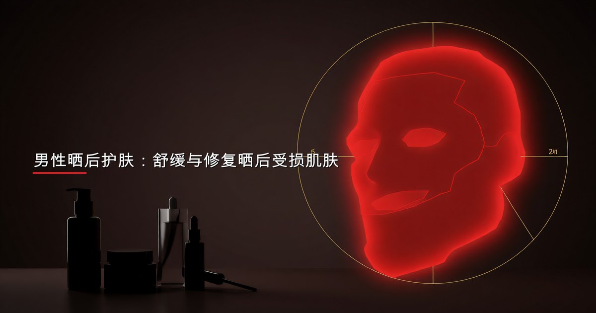 男性晒后护肤：舒缓与修复晒后受损肌肤