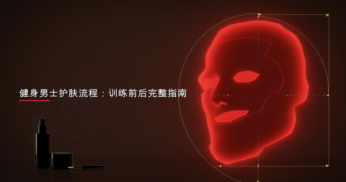 健身男士护肤流程：训练前后完整指南
