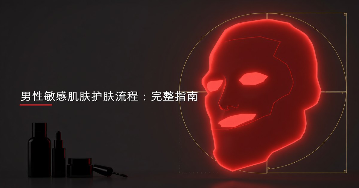 男性敏感肌肤护肤流程：完整指南