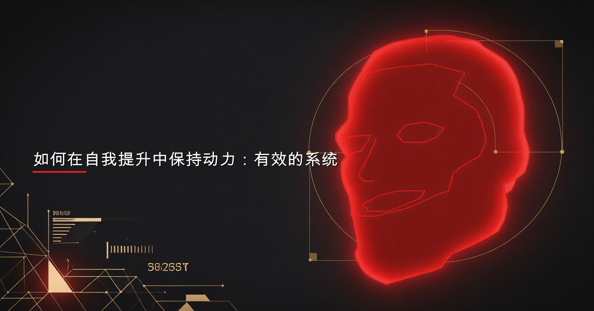 如何在自我提升中保持动力：有效的系统