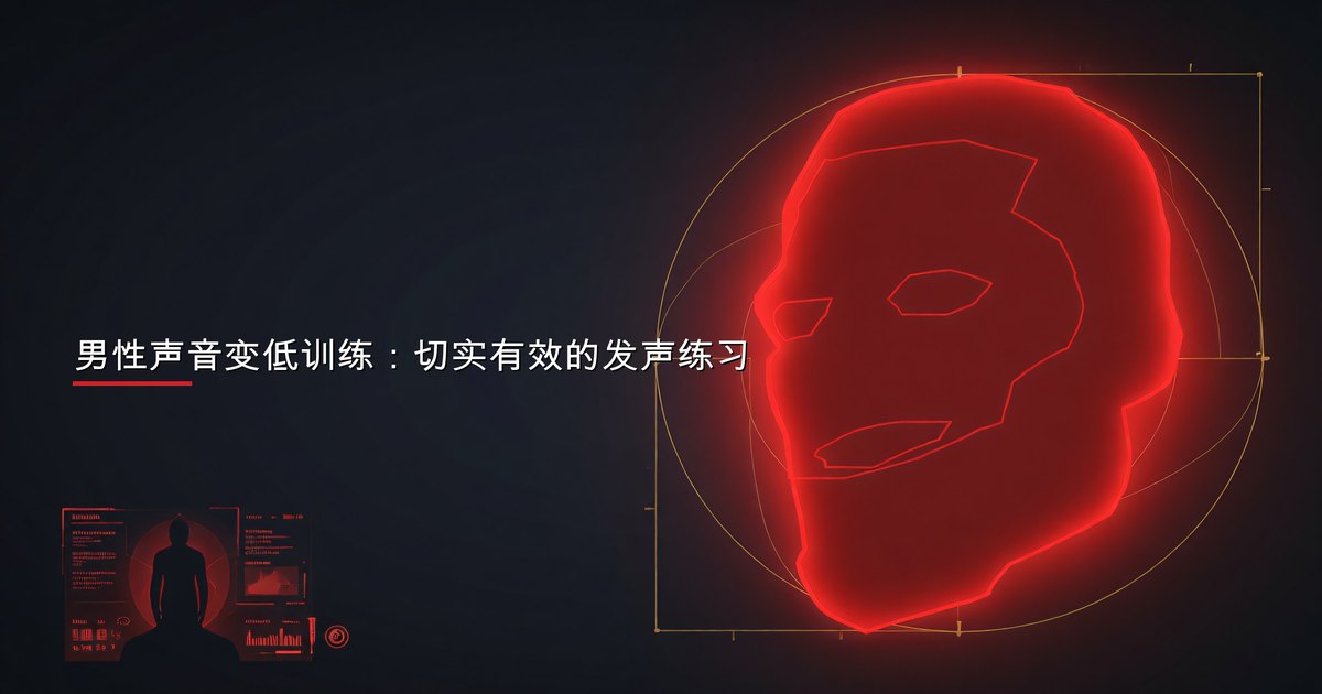 男性声音变低训练：切实有效的发声练习